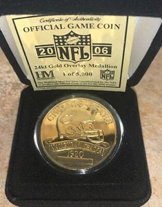 Chicago Bears 2006 Highland Mint Game Coin 24k Overlay Gold. 1 Of 5000 - Picture 1 of 3