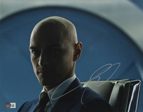 JAMES MCAVOY AUTOGRAPH SIGNED X-MEN MARVEL 11X14 PHOTO BECKETT CHARLES XAVIER Cover