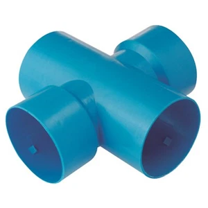 Vinidex 65mm Cross Junction Draincoil Industrial Plumbing Fixtures Pipe Fittings - Picture 1 of 2