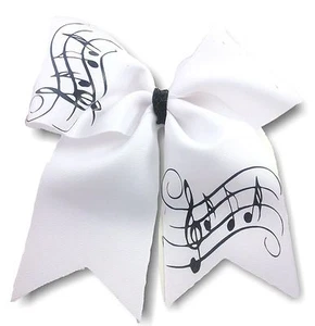 Musiknoten Cheer Haarschleife - Bild 1 von 1