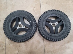 CST 4" 3.00-8 PERMOBIL RIMS FLAT FREE TIRES Foam Filled W/ Aggressive Thread - Picture 1 of 5