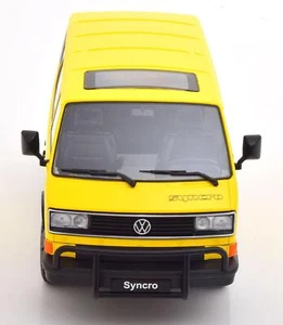 Volkswagen VW T3 B Bus Syncro Coche a Escala 1:18 Kk KKDC180961 Amarillo Nuevo - Imagen 1 de 5