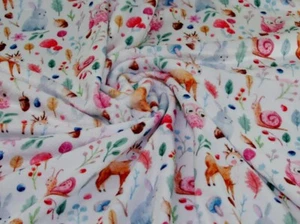 Minerva Plush Cuddle Fleece Fabric Multicoloured - per metre - Picture 1 of 6