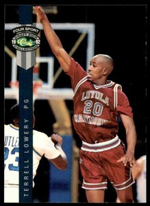 1992-93 Classic Four Sport Terrell Lowery #8 (80125)