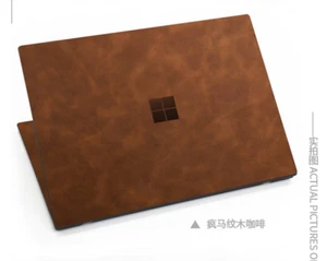 Leather Sticker Skin Decal Protector Cover for Microsoft Surface Book Pro Laptop - Picture 1 of 20