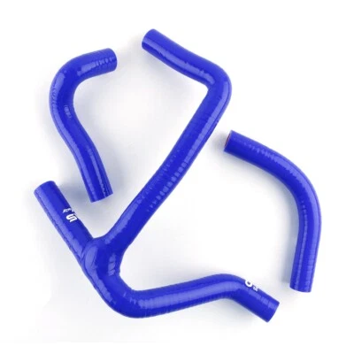 Manguera radiador refrigerante silicona CMS azul para Suzuki RMZ450 RMX450Z 2008 2009-2014 Foto 1 de 4