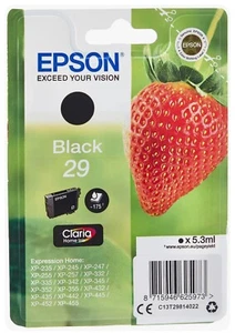 Cartouche d'encre Epson Fraise noir 29 Date Péremption 08/2025 - Photo 1/1