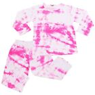 Kids Girls Colour Tie Dye Cosplay Pyjamas Loungewear Pjs Childrens Gifts