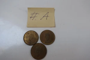 3 Fussball MEDAILLEN, SHELL TRAUM-ELF 1969-Höttges+Weber+Müller - Bild 1 von 4
