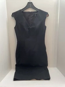 Vestido vaquero elástico White House Black Market Comfort para mujer talla 2 NUEVO - Imagen 1 de 5