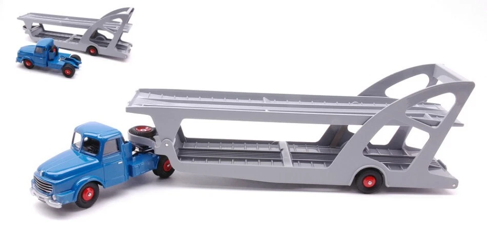 Norev WILLEME TRACTEUR & SEMI REMORQUE PORTE-VOITURES cm 32 SCALA 1:55 - Photo 1/1