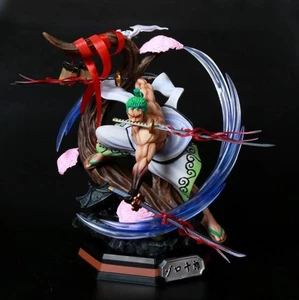 One Piece Roronoa Zoro Action Figurine 39cm PVC Model Statue Collection Ornament - Picture 1 of 9