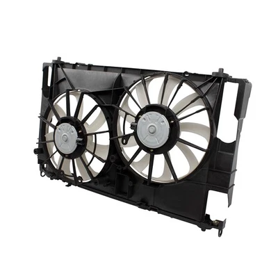 Dual Engine Cooling Fan Assembly for 13-18 Toyota RAV4 19 RAV4 w/ 2AR-FE Engine - Image 1 of 4