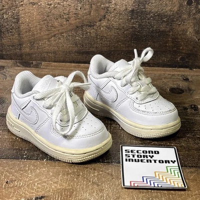 Nike Air Force 1 Blanco Niño Pequeño Talla 4C Zapatos Atléticos Tenis 314194-117 Foto 1 de 4