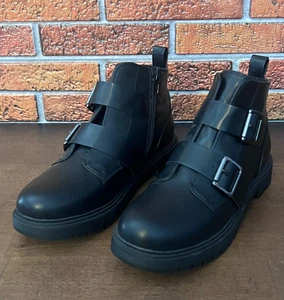 SO Kohl's Damen Fettuccine Stiefeletten schwarz Größe 8,5 M - Bild 1 von 6