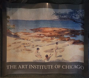 Art Institute of Chicago Henri-Edmond Cross Beach at Cabasson 34.5x27.5 Poster - Picture 1 of 6
