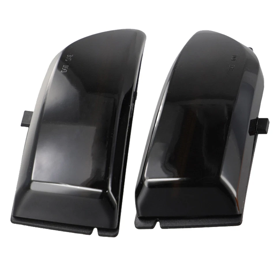 New Dynamic Turn Signal Lights LED Left & Right Plastic+LED Smoked Black - Image 1 of 4