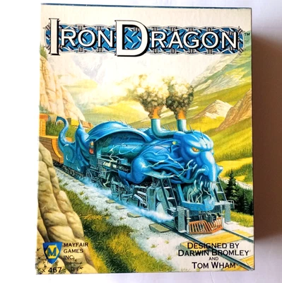 Iron Dragon Mayfair Games (1st Ed) Fantasy Railroad Boardgame - Image 1 of 4
