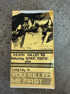 Richard Kern VHS tape SUBMIT KILLED DEATH - Rare Sonic Youth, Lung Leg, L. Lunch - Image 1 of 3