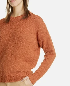 RACHEL COMEY Reform Nubby Boucle Wool Sweater Rust Garmentory XS NWT $450 - Picture 1 of 14