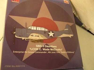 Hobby Master 1/72 Douglas SBD-3 Dauntless Wade McClusky  Midway 1942 HA0174 MIB - Image 1 of 2