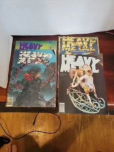 Heavy Metal Magazine, October 1978 January, July, Aug 1979, Good Condition - Picture 1 of 10