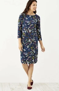 Vestido midi floral acuarela multicolor Jill manga 3/4 para mujer talla mediana P - Imagen 1 de 6