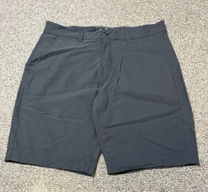 Eddie Bauer Travex Shorts Men’s 35 Grey Stretch Hiking Outdoors Chino - Picture 1 of 7