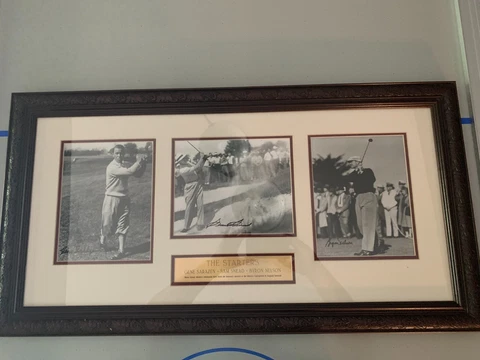 Authgraphed Picture Masters Greats"The Starters": G.Sarazen,S.Sneed, & B.Nelson Cover