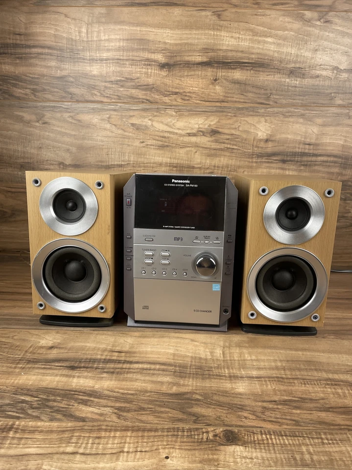 Panasonic Compact 5 CD STEREO-TAPE SYS SA-PM193 cd Don’t Open - Image 1 of 4