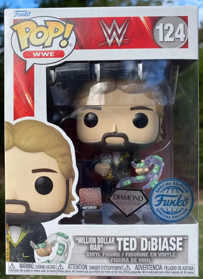 Vinilo Funko Pop Million Dollar Man Ted Dibiase #124 WWE NUEVO Foto 1 de 4