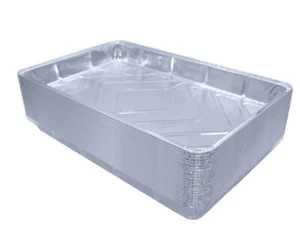 Große Folienschale Backbehälter 12" x 8" Recyclebar Aluminium Bräter Backform - Bild 1 von 4