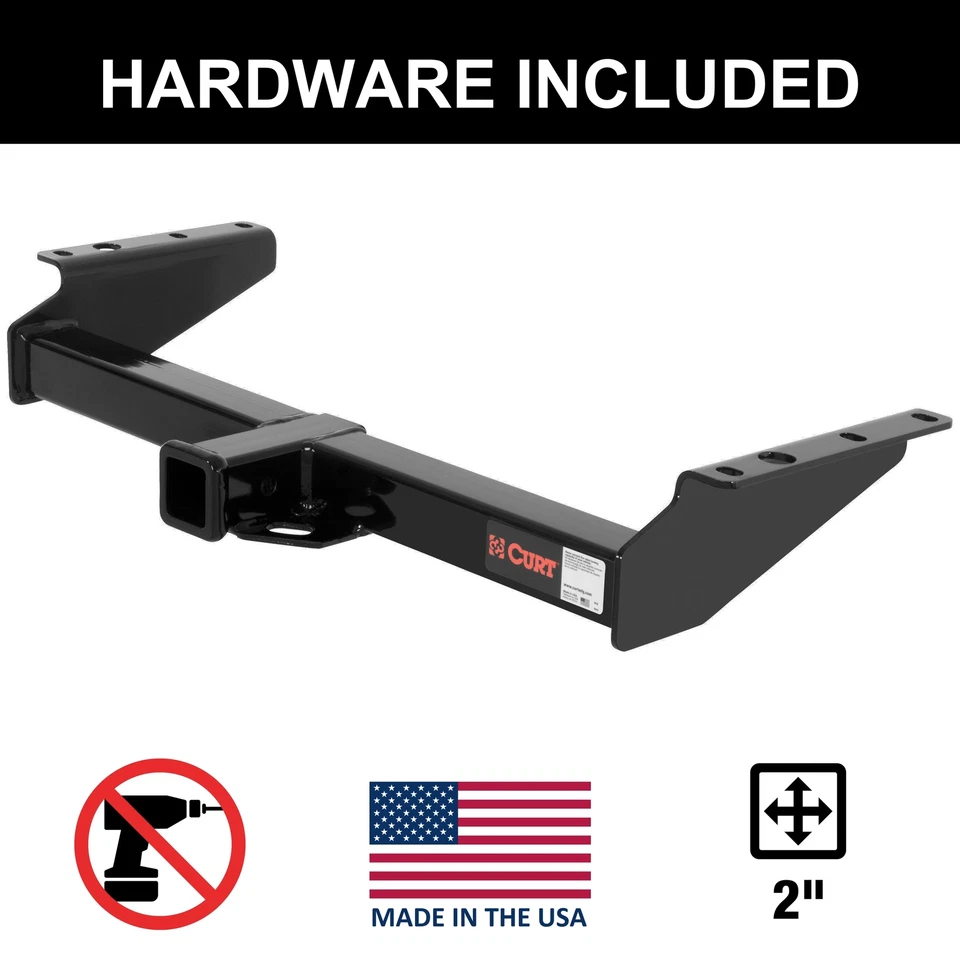 Сцепное устройство CURT 1992-1999 Chevrolet C2500 Suburban все классы 3, 2 дюйма - Изображение 1 из 4