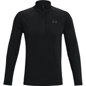 Under Armour Men's UA Tech 2.0 1/2 Zip Long Sleeve T-Shirt Black Small NWT - Picture 1 of 10