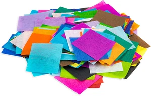 Products Bleeding Tissue Paper Squares 1-Inch, 20 Assorted Colors for Arts & Cra - Picture 1 of 6