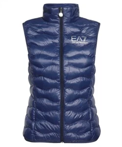 Emporio Armani EA7 Damen Weste Blau Größe L NEU - Bild 1 von 1