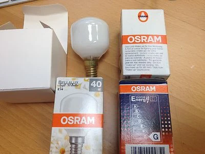 OSRAM Tropfen BELLALUX SOFT WHITE E14 40W Opal Glühbirne Lampe BELLA T45 SIL 25 - Bild 1 von 4