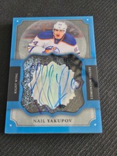 2013-14 UPPER DECK UD THE CUP NAIL YAKUPOV B-NY ROOKIE BRILLIANCE AUTO