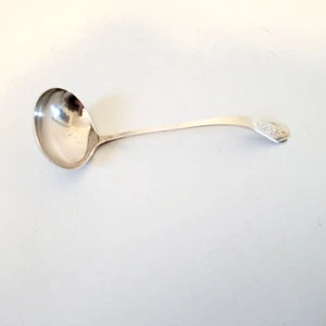 Sterling Silver Sauce Ladle Antique 22g MWD Monogram 5" - Picture 1 of 5