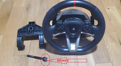 HORI SPF-004U Racing Wheel Apex - Negro MONTAJE MESA TORNILLO MALO Foto 1 de 4