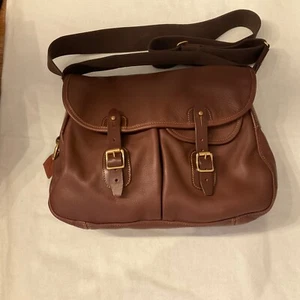 Bolso de Hombro BRADY ENGLAND Cuero Marrón Pesca Trucha - Imagen 1 de 13