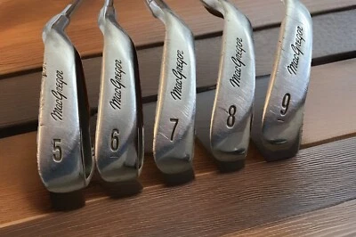 MacGregor DX 5, 6, 7, 8, 9 Irons~Stiff Steel~Golf Pride Tour Velvet Grips~RH - Image 1 of 4