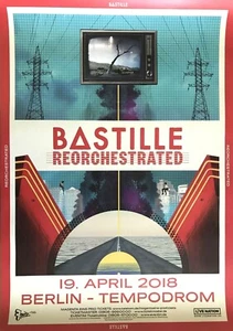 BASTILLE  2018  BERLIN  - orig. Concert Poster - Konzert Plakat - DIN A1 - Picture 1 of 1