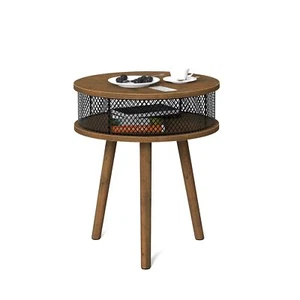 Round Coffee Table With Storageround Coffee Tablesmall Coffee Tableboho Coffee T - Picture 1 of 7