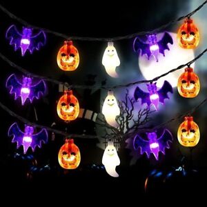 20 Feet Halloween String Lights Halloween Decorations Lights  Outdoor