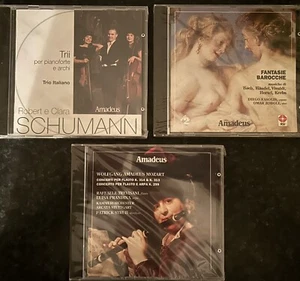 π3 CD MUSICA SINFONICA MOZART BACH VIVALDI AMADEUS SCHUMANN HANDEL CELOFANATI - Foto 1 di 9