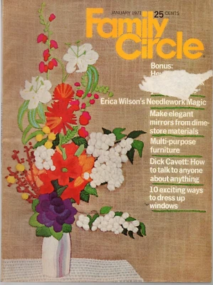 Family Circle January 1971 Marriage Needlework Recipes Fashion Dick Cavett Foto 1 de 3