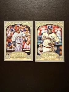 2012 Topps Gypsy Queen #83A+B Ryan Howard Base + Photo Variation SP Combo PHL - Picture 1 of 2