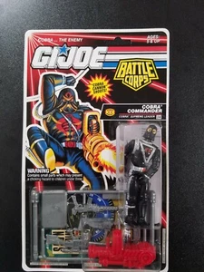 COBRA COMMANDER BATTLE CORPS GI JOE FIGURE SEALED 1992 moc vtg Vintage 4" leader - Picture 1 of 3