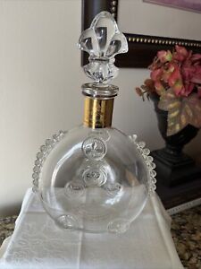 Louis XIII Remy Martin Grande Champagne Cognac Empty Bottle w/ Top -DJ-